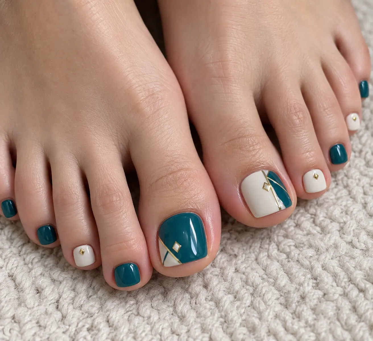 Zehen-Nageldesign